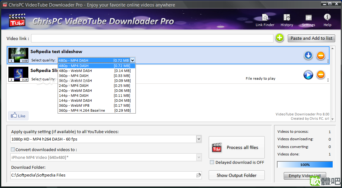 ChrisPC VideoTube Downloader Pro 15.26.0710 多國語言免安裝
