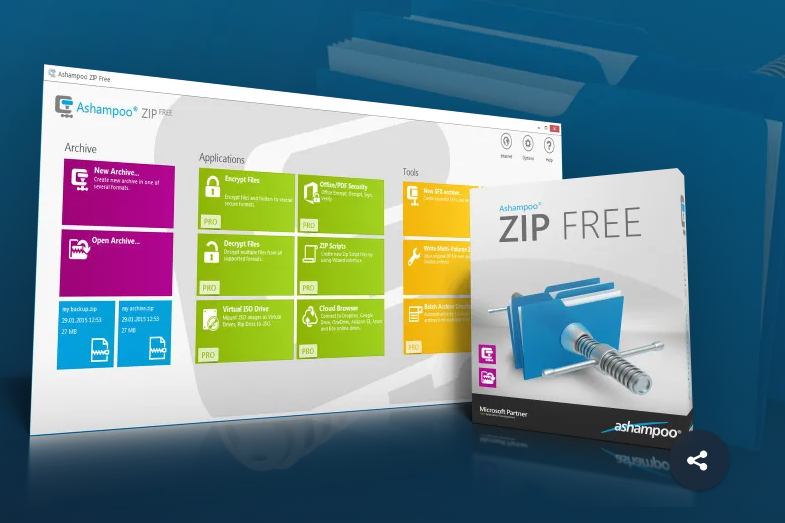 Ashampoo ZIP Pro 4.70.01 多國語言免安裝