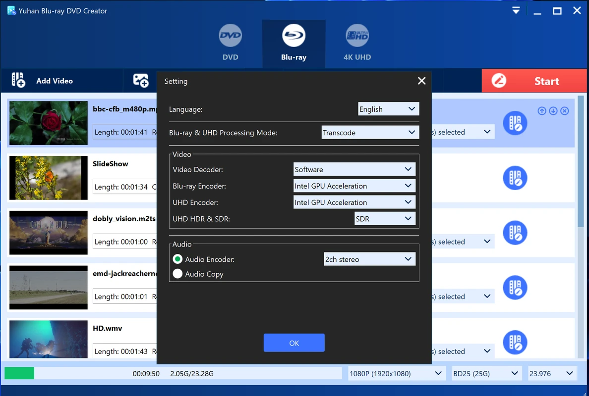 Yuhan Blu-ray DVD Creator 4.8.2 多國語言免安裝