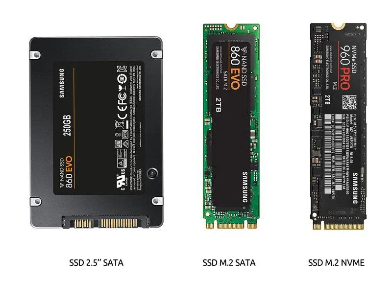 SATA SSD 與 M.2 NVMe SSD 比較