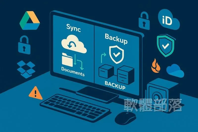 Backup vs Sync 資訊圖